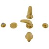 Kingston Brass Bidet Faucet, Brushed Brass KB327LL